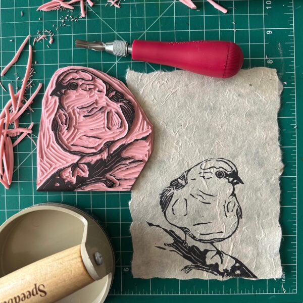 creative workshop: beginner block print [april 11, 10am]